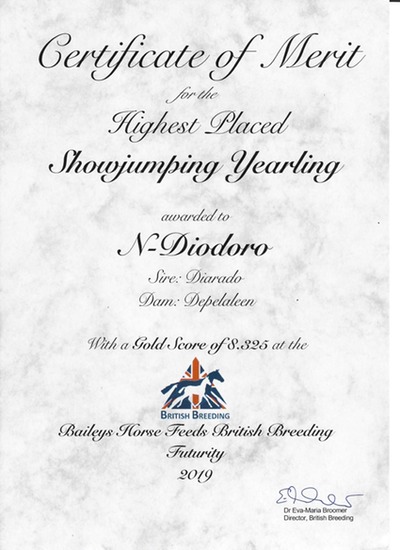 Diodoro's Certificate